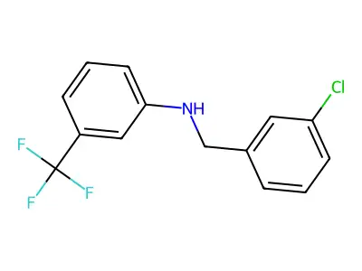 N-(3-Chlorobenzyl)-3-(trifluoromethyl)aniline structure