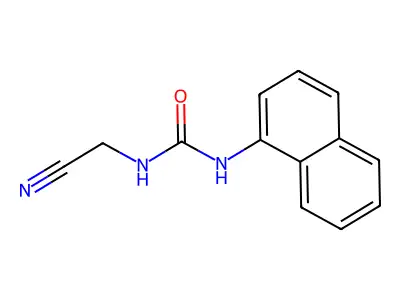 Urea, 1-cyanomethyl-3-(1-naphthyl)- structure