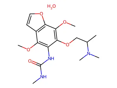 C17H25N3O5.1/8H2O structure