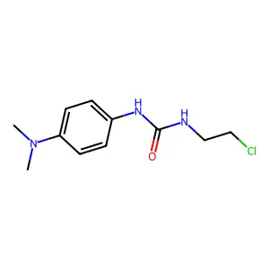 Urea, 1-(2-chloroethyl)-3-(p-dimethylaminophenyl)- structure