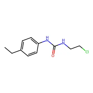 Urea, 1-(2-chloroethyl)-3-(p-ethylphenyl)- structure
