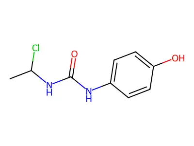 1-(2-Chloroethyl)-3-(4-hydroxyphenyl)urea structure
