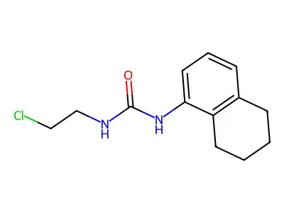Urea, 1-(2-chloroethyl)-3-(5,6,7,8-tetrahydro-1-naphthyl)- structure