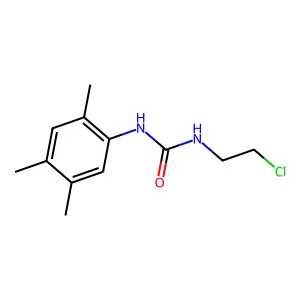 Urea, 1-(2-chloroethyl)-3-(2,4,5-trimethylphenyl)- structure