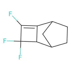 Tricyclo(4.2.1.0(sup 2,5))nonane, 2,3-didehydro-3,4,4-trifluoro- structure
