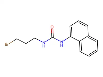 Urea, 1-(3-bromopropyl)-3-(1-naphthyl)- structure