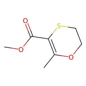 Methyl 2-methyl-5,6-dihydro-1,4-oxathiine-3-carboxylate structure