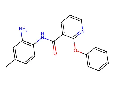 N-(2-amino-4-methylphenyl)-2-phenoxypyridine-3-carboxamide structure