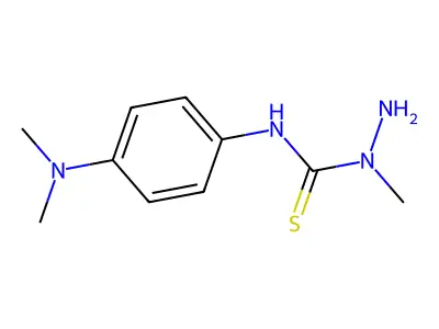 4-(4-(Dimethylamino)phenyl)-2-methylthiosemicarbazide structure