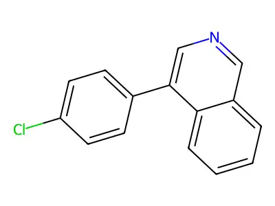 4-(4-Chlorophenyl)isoquinoline structure
