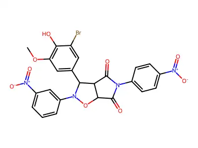 C24H17BrN4O9 structure