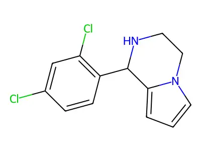 1-(2,4-Dichlorophenyl)-1,2,3,4-tetrahydropyrrolo[1,2-a]pyrazine structure