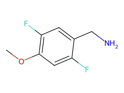 (2,5-Difluoro-4-methoxyphenyl)methanamine structure