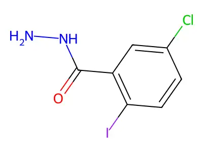 5-Chloro-2-iodobenzohydrazide structure