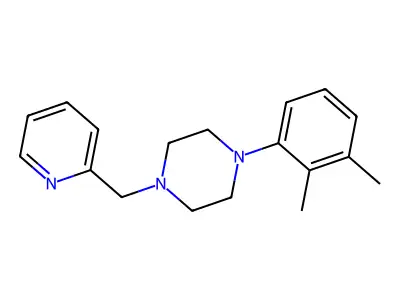 1-(2,3-Dimethylphenyl)-4-[(pyridin-2-yl)methyl]piperazine structure