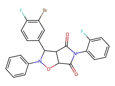 C23H15BrF2N2O3 structure