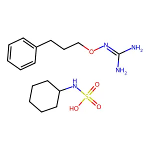 Cyclohexanesulfamic acid, compd. with (3-phenylpropoxy)guanidine structure