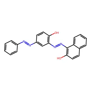 1-[2-[2-Hydroxy-5-(2-phenyldiazenyl)phenyl]diazenyl]-2-naphthalenol structure