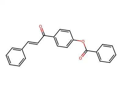 2-Propen-1-one, 1-[4-(benzoyloxy)phenyl]-3-phenyl- structure