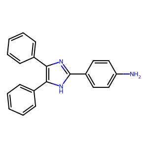 Benzenamine, 4-(4,5-diphenyl-1H-imidazol-2-yl)- structure