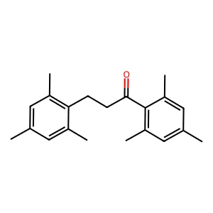 1-Propanone, 1,3-bis(2,4,6-trimethylphenyl)- structure