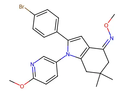 C23H24BrN3O2 structure