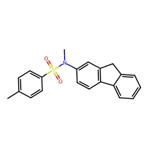 N-(2-Fluorenyl)-N-methyl-P-toluenesulfonamide structure
