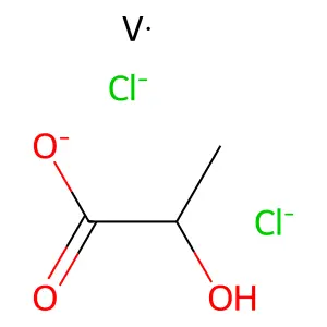Vanadium dichlorolactate structure