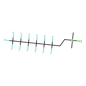 1H,1H,2H,2H-Perfluorooctyldimethylchlorosilane structure
