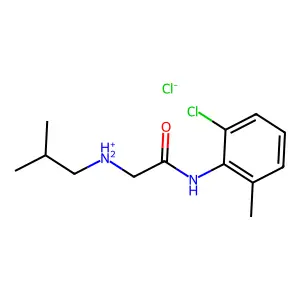 o-Acetotoluidide, 6'-chloro-2-(isobutylamino)-, hydrochloride structure