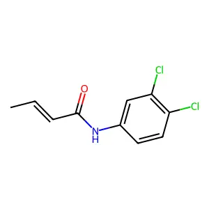 n-(3,4-Dichlorophenyl)but-2-enamide structure