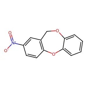2-nitro-11H-dibenzo[b,e][1,4]dioxepine structure