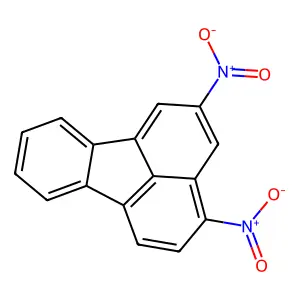 2,4-Dinitrofluoranthene structure