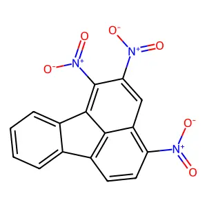 Fluoranthene, 1,2,4-trinitro- structure