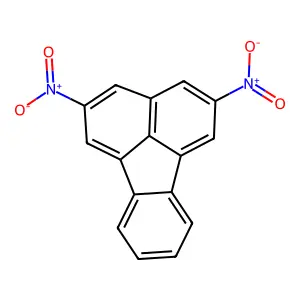 2,5-Dinitrofluoranthene structure