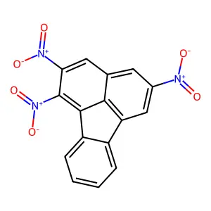 Fluoranthene, 1,2,5-trinitro- structure