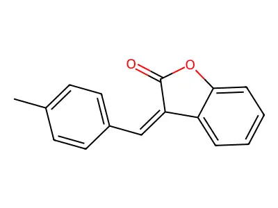 3-[(4-Methylphenyl)methylidene]-1-benzofuran-2-one structure