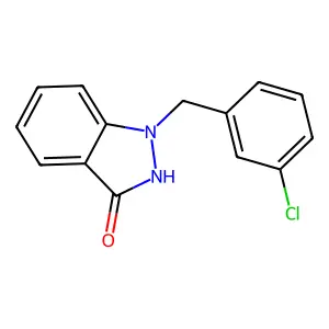 1H-Indazol-3-ol, 1-(m-chlorobenzyl)- structure