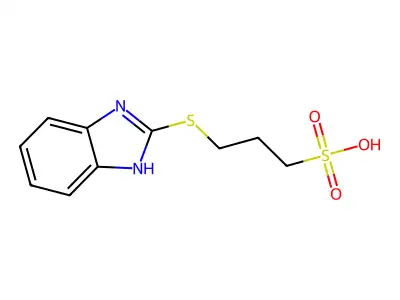 1-Propanesulfonic acid, 3-(1H-benzimidazol-2-ylthio)- structure