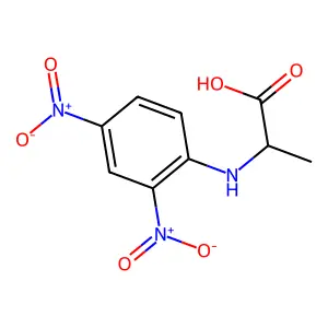 N-(2,4-Dinitrophenyl)-L-alanine structure