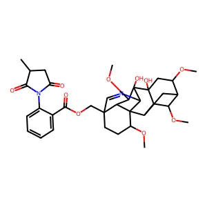 Anhweidelphinine structure