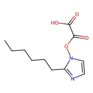 草酸-2-己基-1-咪唑基酯 structure