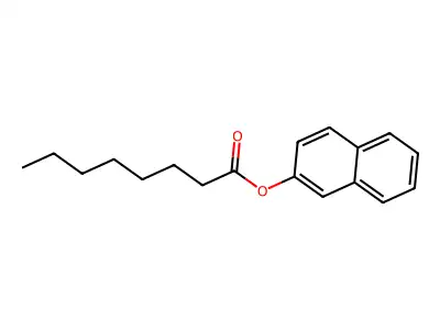 2-Naphthalenyl octanoate structure