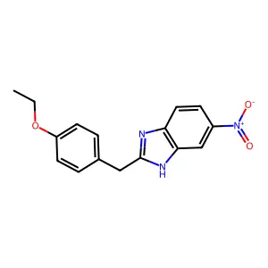 Benzimidazole, 2-(p-ethoxybenzyl)-5-nitro- structure