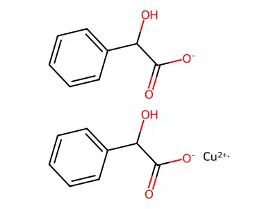 Bis(DL-mandelato)copper structure