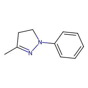 1-Phenyl-3-methyl-2-pyrazoline structure