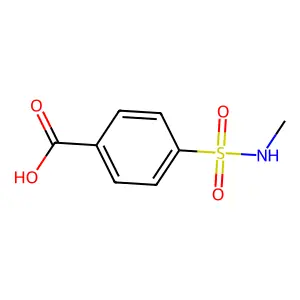 4-(Methylsulfamoyl)benzoic acid structure