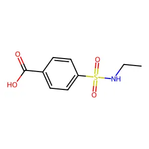 4-[(Ethylamino)sulfonyl]benzoic acid structure