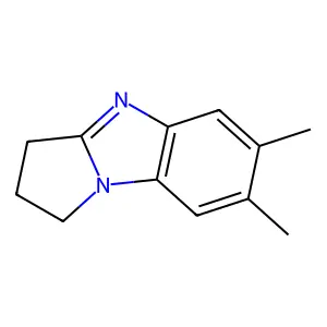 6,7-dimethyl-2,3-dihydro-1H-pyrrolo[1,2-a]benzimidazole structure