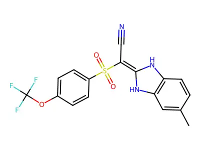 C17H12F3N3O3S structure